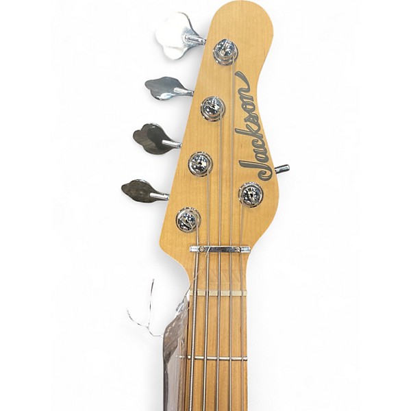 Used Jackson  Series Signature David Ellefson Concert Bass CBXM V White Electric Bass Guitar