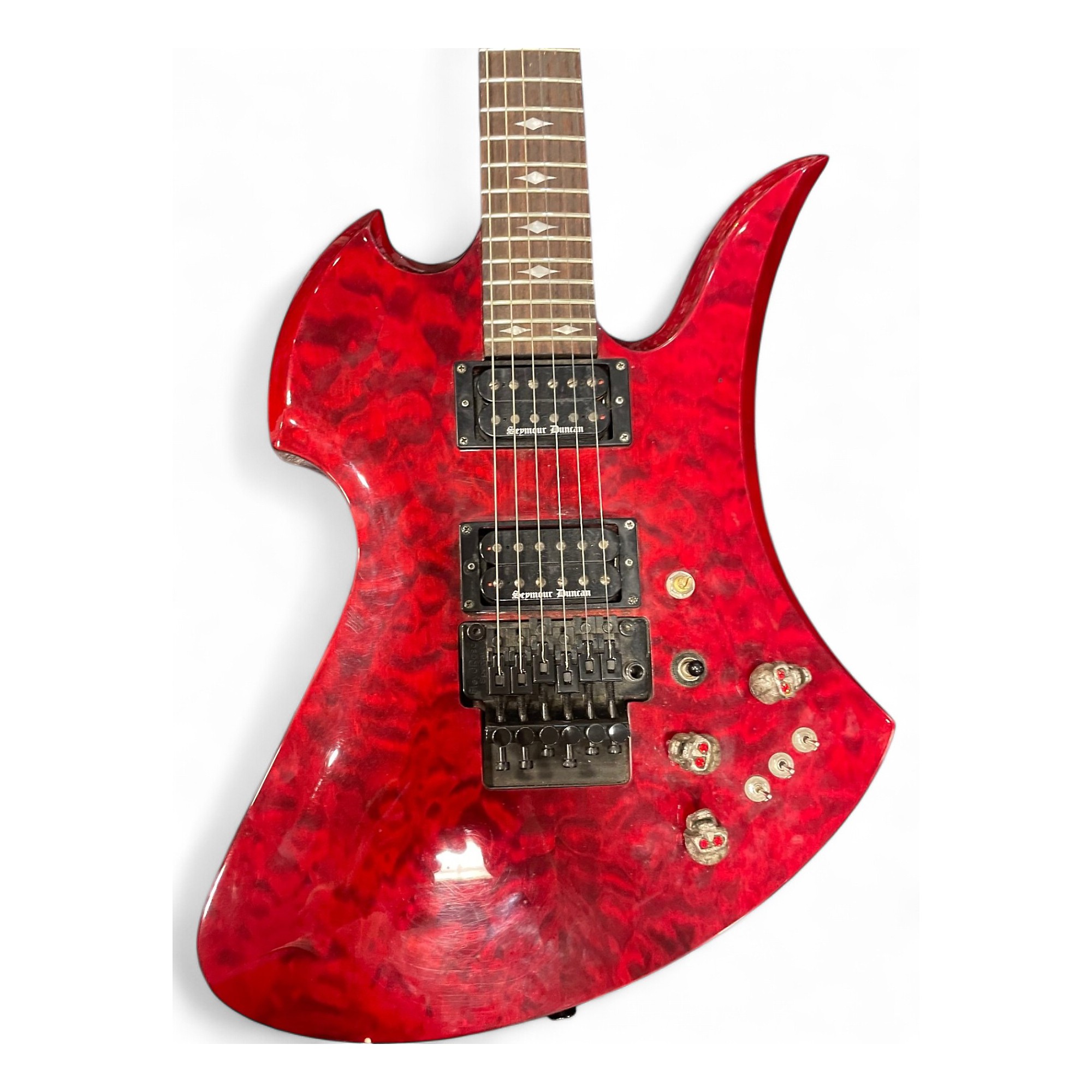 Used B.C. Rich Masterpiece Mockingbird Candy Apple Red Solid