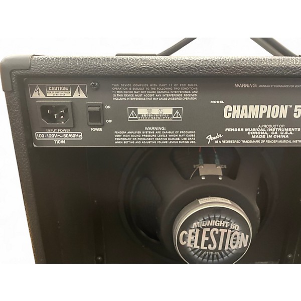 Used Fender CHAMPION 50XL Guitar Combo Amp
