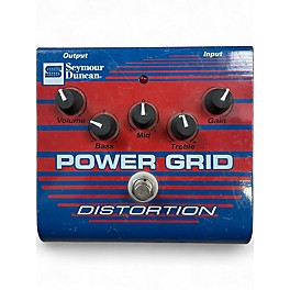 Used Seymour Duncan SFX08 Power Grid Distortion Effect Pedal