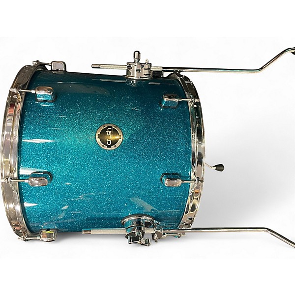 Used Crush Drums & Percussion 3 Piece Sublime Series BLUE SPARKLE Drum Kit