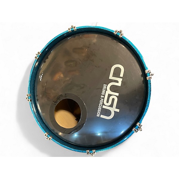 Used Crush Drums & Percussion 3 Piece Sublime Series BLUE SPARKLE Drum Kit