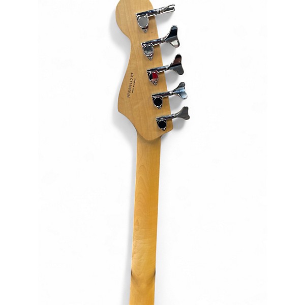 Used Squier Jazz Bass 2 Tone Sunburst Solid Body Electric Guitar