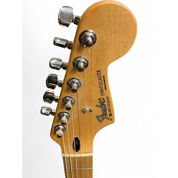 Used Fender Player Stratocaster Satin Red Solid Body Electric Guitar