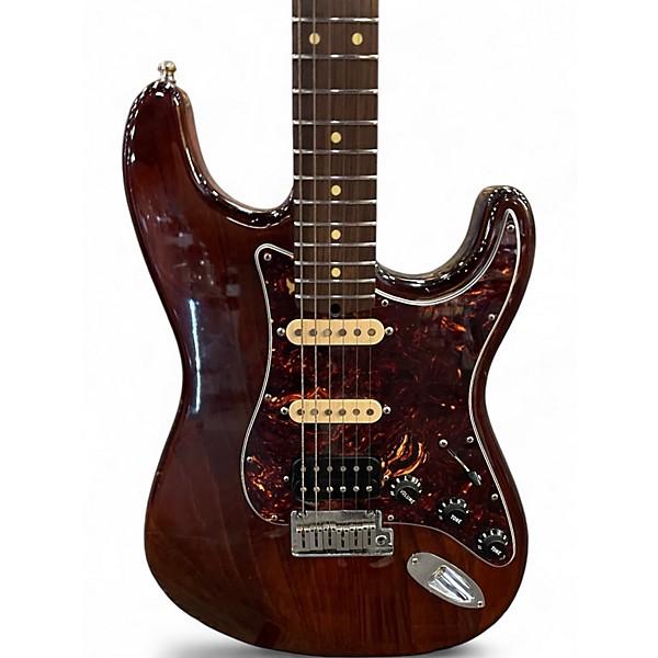 Used S Style ELECTRIC Brown Solid Body Electric Guitar