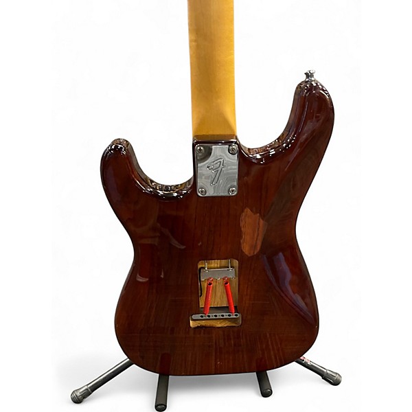 Used S Style ELECTRIC Brown Solid Body Electric Guitar