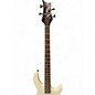 Used Dean E10APJ Edge 10 Active PJ Skull Crusher WHITE Electric Bass Guitar