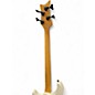 Used Dean E10APJ Edge 10 Active PJ Skull Crusher WHITE Electric Bass Guitar