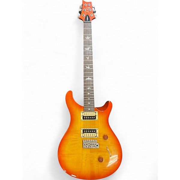 Used PRS SE Custom 24 Cherry Sunburst Solid Body Electric Guitar