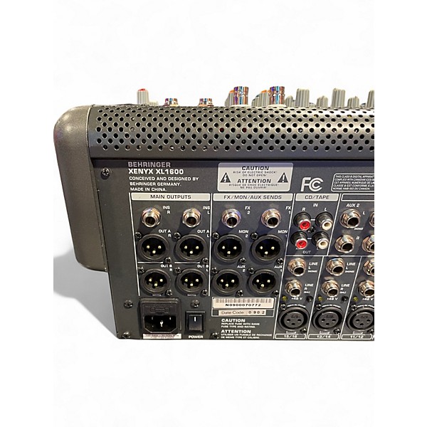 Used Behringer XL1600 Unpowered Mixer