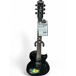 Used ESP KH330 Kirk Hammett Signature BLACK SPIDER Solid Body Electric Guitar