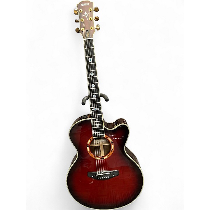 ギター YAMAHA CPX-15W Used Yamaha CPX-15W Wine Red Burst Acoustic Electric Guitar