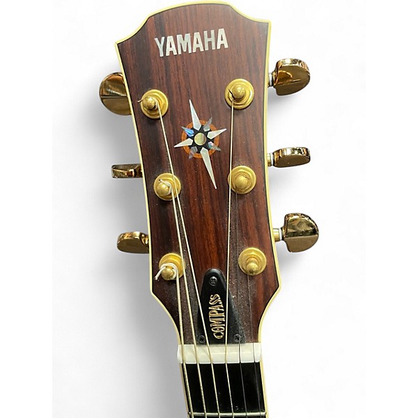 Used Yamaha CPX-15W Wine Red Burst Acoustic Electric Guitar