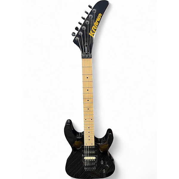 Used Kramer Striker Custom Black Solid Body Electric Guitar