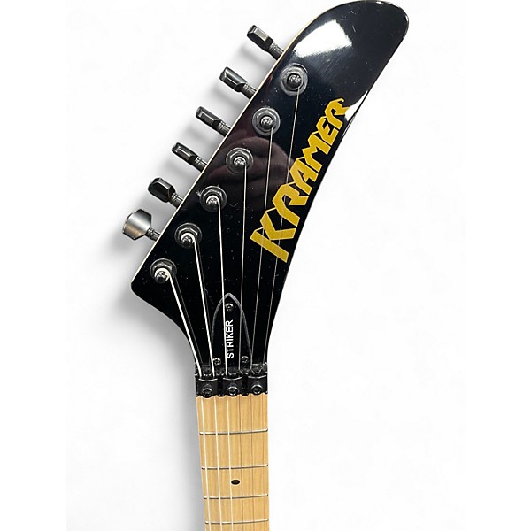 Used Kramer Striker Custom Black Solid Body Electric Guitar