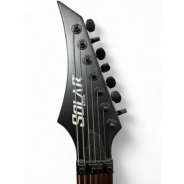 Used Solar Guitars AB1.7FRBOP+ Black OPEN PORE BLACK Solid Body Electric Guitar
