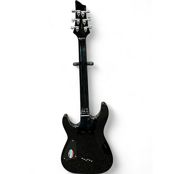 Used Schecter Guitar Research C1 ELITE Black Solid Body Electric Guitar