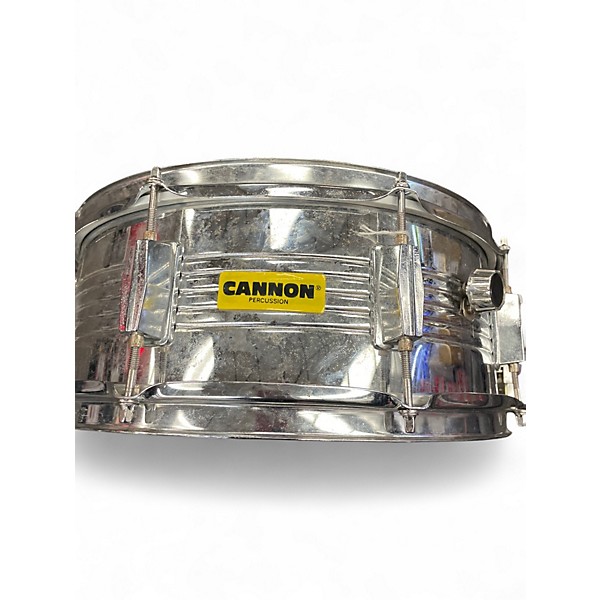 Used 2019 Cannon Percussion 6.5in snare Chrome Drum