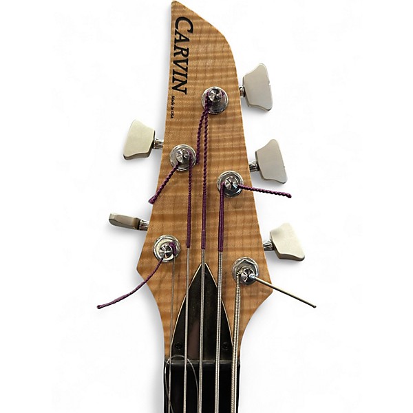 Used Carvin LB75 Natural Electric Bass Guitar