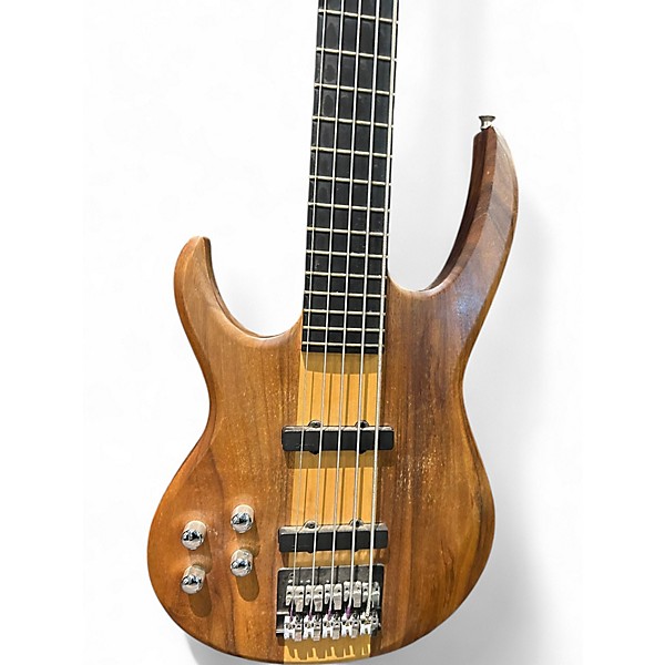 Used Carvin LB75 Natural Electric Bass Guitar