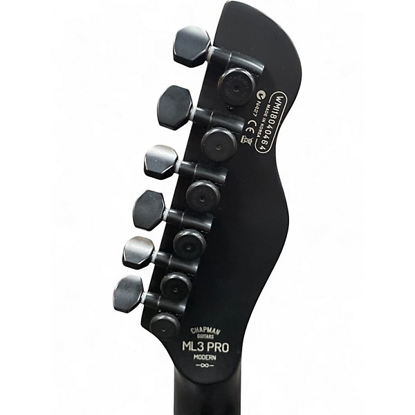 Used Chapman ML3 Pro Modern matte black Solid Body Electric Guitar