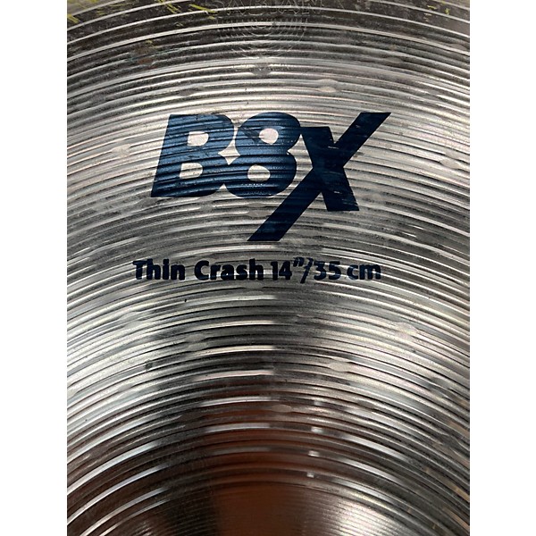 Used SABIAN 14in B8X THIN CRASH Cymbal