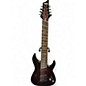 Used Schecter Guitar Research OMEN ELITE 8 Crimson Red Trans Solid Body Electric Guitar thumbnail