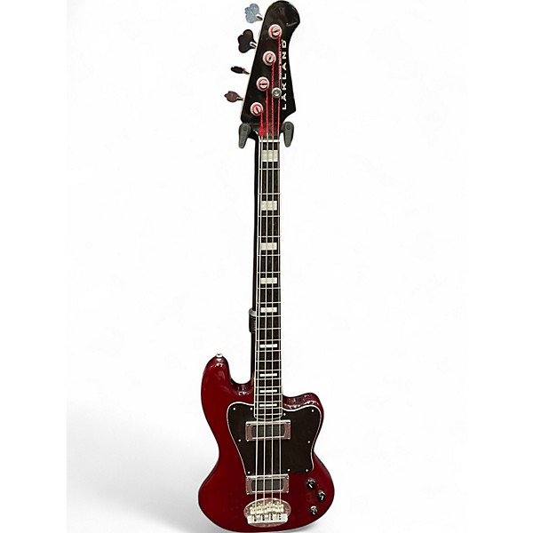 Used 2008 Lakland Skyline Decade Wine Red Electric Bass Guitar