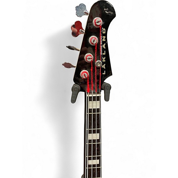 Used 2008 Lakland Skyline Decade Wine Red Electric Bass Guitar