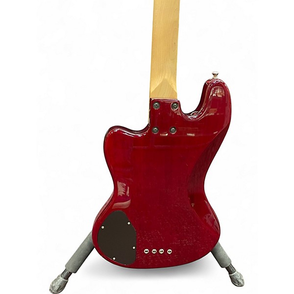 Used 2008 Lakland Skyline Decade Wine Red Electric Bass Guitar