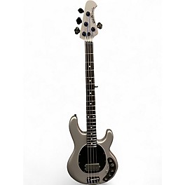 Used Ernie Ball Music Man DARK RAY Gray Electric Bass Guitar