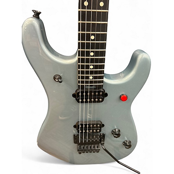 Used EVH 5150 Series standard ive blue metallic Solid Body Electric Guitar