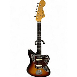 Vintage 1997 Fender 1962 Reissue Jaguar 2 Color Sunburst Solid Body Electric Guitar