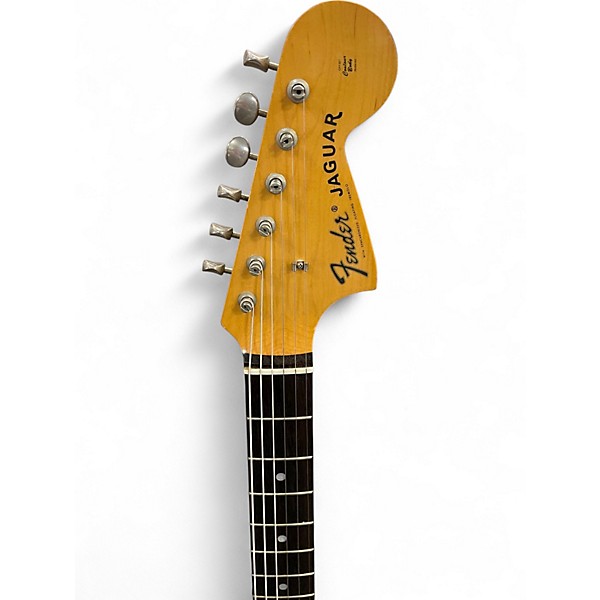 Vintage 1997 Fender 1962 Reissue Jaguar 2 Color Sunburst Solid Body Electric Guitar