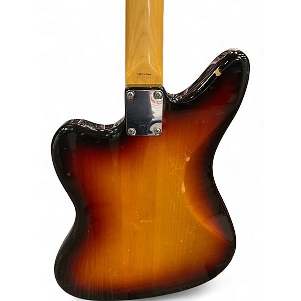 Vintage 1997 Fender 1962 Reissue Jaguar 2 Color Sunburst Solid Body Electric Guitar