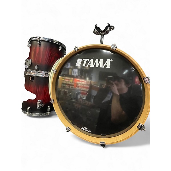 Used TAMA 6 Piece Superstar Classic Crimson Red Burst Drum Kit
