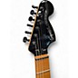 Used Squier Contemporary Stratocaster Black and Silver Solid Body Electric Guitar