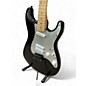 Used Squier Contemporary Stratocaster Black and Silver Solid Body Electric Guitar