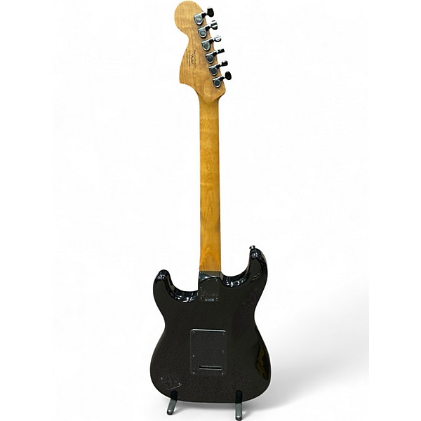 Used Squier Contemporary Stratocaster Black and Silver Solid Body Electric Guitar