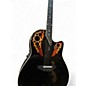 Used Ovation 2078AX Black Acoustic Electric Guitar