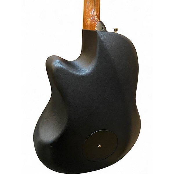 Used Ovation 2078AX Black Acoustic Electric Guitar