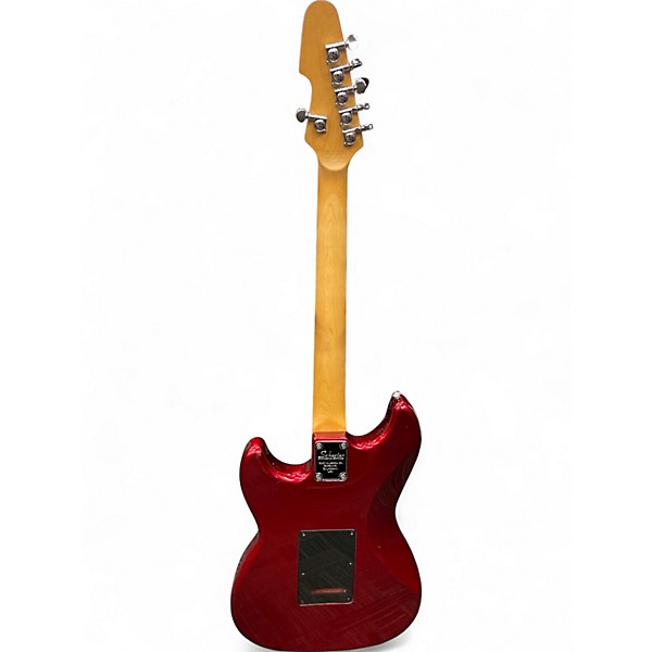 Used Schecter Guitar Research Banshee Candy Apple Red Metallic Solid Body Electric Guitar