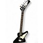 Used Hamer 1980's Explorer style  black Electric Bass Guitar thumbnail