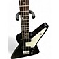 Used Hamer 1980's Explorer style  black Electric Bass Guitar