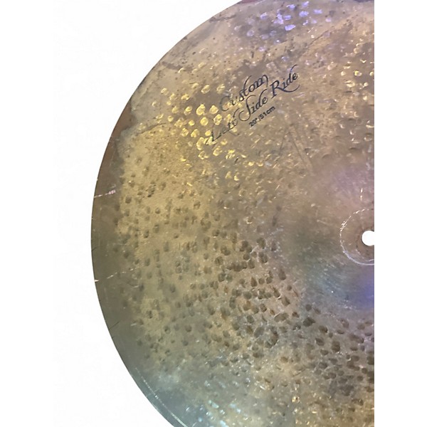 Used Zildjian 20in k CUSTOM LEFT SIDE RIDE Cymbal