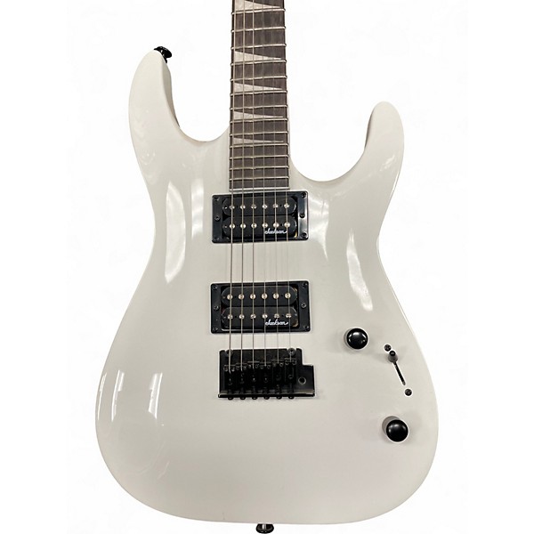 Used Jackson JS22 Dinky White Solid Body Electric Guitar