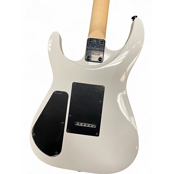 Used Jackson JS22 Dinky White Solid Body Electric Guitar