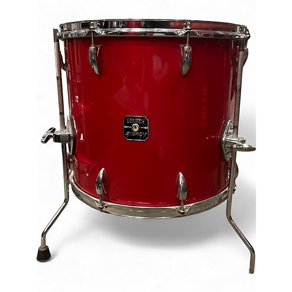 Used 2010s Gretsch Drums 4 Piece Energy Metallic Candy Red Burst Drum Kit