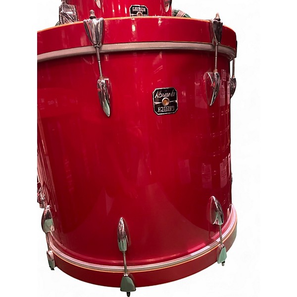 Used 2010s Gretsch Drums 4 Piece Energy Metallic Candy Red Burst Drum Kit