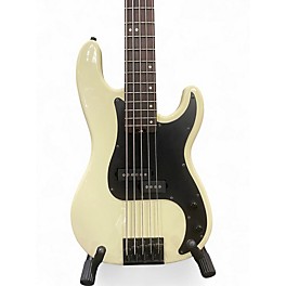 Used Schecter Guitar Research Diamond Series P5 Antique Ivory Electric Bass Guitar